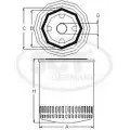 Масляный фильтр SCT GERMANY AOUYYYL 8B6ZB DE Lada 2109 SM 188