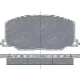 Тормозные колодки, дисковые, комплект SCT GERMANY 2 1372 1910134 SP 123 PR KDWH6M