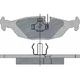 Тормозные колодки, дисковые, комплект SCT GERMANY 21 041 DW9276I 1910158 SP 147 PR