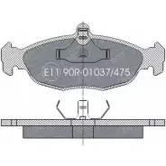 Тормозные колодки, дисковые, комплект SCT GERMANY 1910263 20547, 21353, 29835 3GQSA SP 252 PR