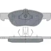 Тормозные колодки, комплект, дисковый тормоз