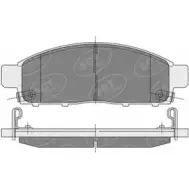 Тормозные колодки, дисковые, комплект SCT GERMANY SP 333 PR 24529, 24530 Mitsubishi L200 4 (KB4T) Пикап 2.5 DiD (KA4T) 136 л.с. 2005 – 2015 EIGN3