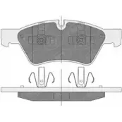 Тормозные колодки, дисковые, комплект SCT GERMANY 49VL4 Mercedes M-Class (W164) 2 Кроссовер 4.0 ML 450 CDI 4 matic (1628) 306 л.с. 2009 – 2011 SP 352 PR 23922, 23925