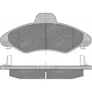 Тормозные колодки, дисковые, комплект SCT GERMANY Ford Orion 3 (EA, GAL) Седан SP 614 PR LZNTLG 2330 0