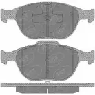 Тормозные колодки, дисковые, комплект SCT GERMANY UCQZI31 23440, 23441 SP 625 PR Ford Focus 1 Хэтчбек 2.0 ST170 173 л.с. 2002 – 2004
