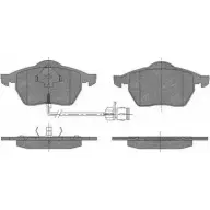 Тормозные колодки, дисковые, комплект SCT GERMANY SP 631 PR K4TF04K Volkswagen Bora (A4, 1J6) 4 Универсал 2.8 VR6 204 л.с. 2000 – 2000 21911, 23392