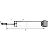 Амортизатор SCT GERMANY Z 1672 PZHFZ CS Audi A6 (C5) 2 Универсал 1.9 Tdi 110 л.с. 1998 – 2001 Z2Y3QG9