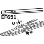 Щетка стеклоочистителя TRICO Mitsubishi Space Wagon XUQZ 1H2 EF651