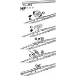 Щетка стеклоочистителя TRICO 1926865 HF350 4 MNP2B