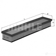 Воздушный фильтр MAHLE ORIGINAL 7668 1233 2356955 LX 1604 8YWNGLI - Изображение 5