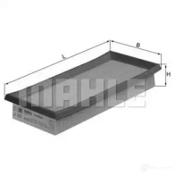 Воздушный фильтр MAHLE ORIGINAL LX 689 79 655507 2357773 NQ31S7K - Изображение 1
