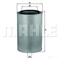 Воздушный фильтр MAHLE ORIGINAL lx1951 2357113 703565 71 IJ383AU - Изображение 5