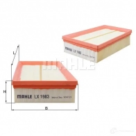 Воздушный фильтр MAHLE ORIGINAL 2357124 DJ2LM LX 1983 7036329 9 - Изображение 5