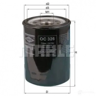 Воздушный фильтр MAHLE ORIGINAL LX 624 2357719 ECG6QG 7879 6419 - Изображение 2