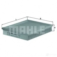 Воздушный фильтр MAHLE ORIGINAL 2357567 78705 592 N1E0A81 lx434