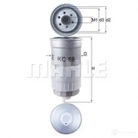Воздушный фильтр MAHLE ORIGINAL 7701 8393 2357739 lx65 PAL8G4