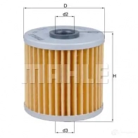 Воздушный фильтр MAHLE ORIGINAL 2357610 7M9TTR 78 662116 lx493 - Изображение 2
