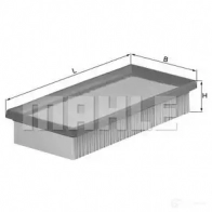 Воздушный фильтр MAHLE ORIGINAL 60TGP4 Fiat Tempra (159) 2 Седан 2.0 i.e. (159.AP) 113 л.с. 1990 – 1996 LX 589 787 65943
