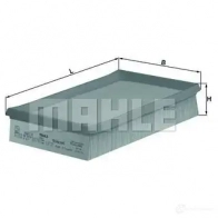 Воздушный фильтр MAHLE ORIGINAL LX 737 7RDAF 2357815 7 8459760 - Изображение 6