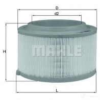 Воздушный фильтр MAHLE ORIGINAL 2357463 LX 3458 06C7Y5Q 723 58439 - Изображение 7