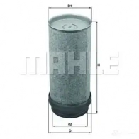 Воздушный фильтр MAHLE ORIGINAL lx842 2357909 4ZW6BA 7 9889080