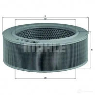 Воздушный фильтр MAHLE ORIGINAL LX 284 2357310 77059 140 ND0W097