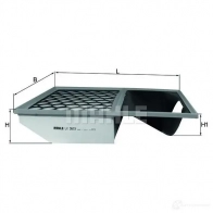 Воздушный фильтр MAHLE ORIGINAL 2357502 LX 3603 9CMK7BJ 7235036 7 - Изображение 8