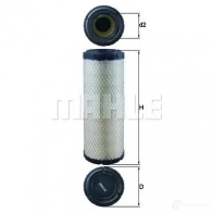 Воздушный фильтр MAHLE ORIGINAL 2356840 Q4GIHE 76 564702 LX 1240 - Изображение 6