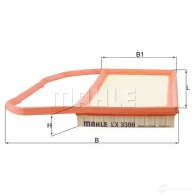 Воздушный фильтр MAHLE ORIGINAL LX 3306 8ZKU9 2357439 70 603570 - Изображение 5