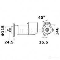 Воздушный фильтр MAHLE ORIGINAL 78463 135 LX 791 2357856 101T0 - Изображение 2