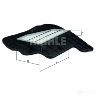 Воздушный фильтр MAHLE ORIGINAL 660RE2L 2357004 LX 1685/5 70 523696 - Изображение 5