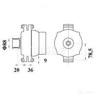 Воздушный фильтр MAHLE ORIGINAL FF8R1W 2357848 LX 781 79843 368 - Изображение 3