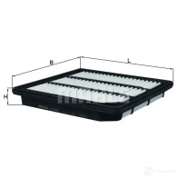 Воздушный фильтр MAHLE ORIGINAL 2357461 WZF64C LX 3455 7 2355944 - Изображение 5