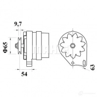 Генератор MAHLE ORIGINAL 2358088 11201347 11.201.347 MG 112 - Изображение 2