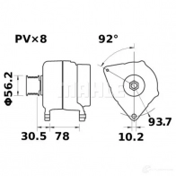 Генератор MAHLE ORIGINAL 11204115 11.204.115 2358648 MG 74