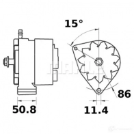 Генератор MAHLE ORIGINAL MG 58 2358526 11.204.062 11205071