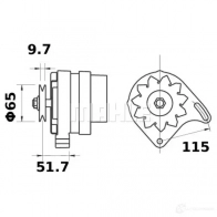 Генератор MAHLE ORIGINAL 628743462 MG 18 11203018 11.203.018