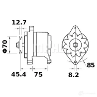 Генератор MAHLE ORIGINAL 520294180 11203256 MG 221 11.203.256 - Изображение 1