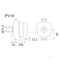 Генератор MAHLE ORIGINAL MG 936 1437915326 ZXFDG 4 - Изображение 1