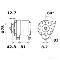 Генератор MAHLE ORIGINAL 11.203.341 11203341 MG394 589514660