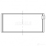 Шатунные вкладыши MAHLE ORIGINAL 209 PL 20646 000 2353408 4009026719251 G74V 1