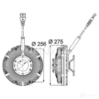 Вискомуфта MAHLE ORIGINAL 1437576472 CTCXC N CFC 97 000P