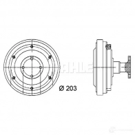 Вискомуфта MAHLE ORIGINAL T MKGP4R CFC 36 000P 1437576678 - Изображение 4