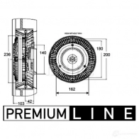 Вискомуфта MAHLE ORIGINAL 1437576462 CFC 132 000P CWL83 44 - Изображение 2