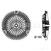 Вискомуфта MAHLE ORIGINAL CFC 67 000P KI8 RU8T 1437636095 - Изображение 4
