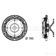 Вискомуфта MAHLE ORIGINAL 8ZUQ Y 1437576632 CFC 50 000P - Изображение 4