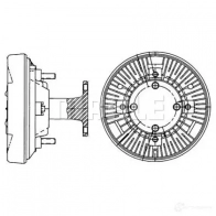 Вискомуфта MAHLE ORIGINAL CFC 204 000P CLB6 1B 1437576639 - Изображение 2