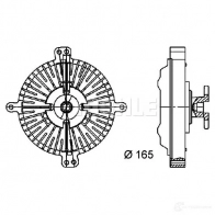 Вискомуфта MAHLE ORIGINAL CFC 81 000P 1437576704 F YO0G5 - Изображение 1