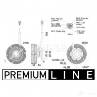 Вискомуфта MAHLE ORIGINAL 1437636394 7Q9 81 CFC 90 001P - Изображение 2