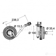 Вискомуфта MAHLE ORIGINAL cfc83000p 1437635902 HK9PTF O - Изображение 3